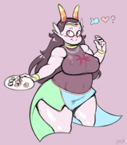 angstrom-nsfw:   Feferi x sushi for @dogexmachina! and boob   version 