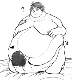 heavilyweighted:  I was only gonna make him just a little chubby… Oops… 