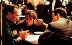 Intensive craft (Michael Mann directs Al Pacino and Robert De Niro in their scene together in the movie “Heat”, 1995)