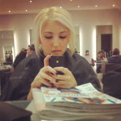#blonde attempt no. 3 D: cant even tell what&rsquo;s up with it in the pic? #me #salon