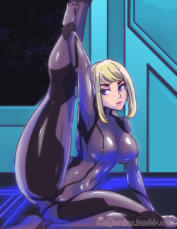 caffeccino:  Who doesn’t love Samus? * v *  I sure love Samus She gotta stretch into that morph ball, so she’s just fantastic for practicing stretchy poses on * v *  