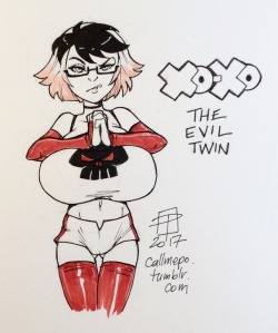 callmepo: An April Fools day gag may turn into a brand new OC.   Xo-Xo: The Evil Twin. 