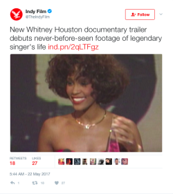classicladiesofcolor:  Link to the Whitney Houston documentary trailer, titled “Can I Be Me”.