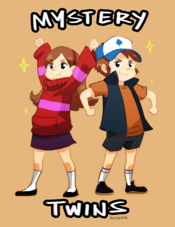 wonderfulworldofmoi: A friend gave me a copy of the first season of Gravity Falls and these twins have the most adorable relationship ever?? I love this show so much omg cutie twins X3