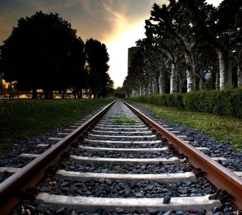 Railroad tracks parallel lines free porn pics