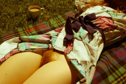 naked-tea:Back yard picnic Naked Tea. Earl Grey, always.Doe by Philip WernerSydney. January 2015Naked Tea | Submit to Naked Tea