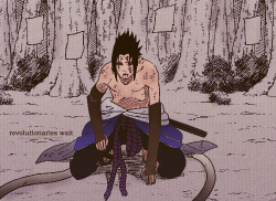 duckasstheavenger:  People couldn’t believe what I’d become. ↳ sasuke + viva la vida requested by les (x) 