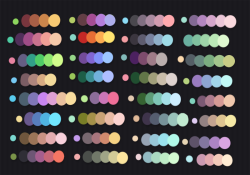 artist-refs:  Color palettes by Kawiku