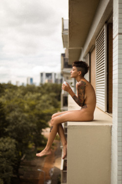 bnekkid83:  heartlandnaturists:Sometimes, quiet time with a cup of coffee is all you need. If you can be comfortable as well, it’s all that much better.The Heartland Naturists of Kansas City have been promoting fun, wholesome, family-friendly nudism