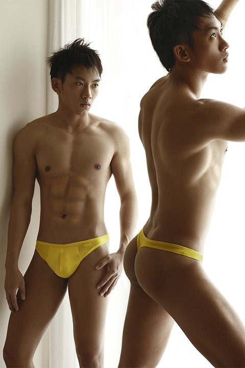 Asian underclothes boy