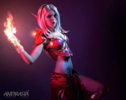 xandrastax: Blood elf  from World of WarcraftWig from Wigisfashion Cosplay inspired by Tamplier Painter Photo made by Ricardo Espiau https://www.facebook.com/OfficialAndrastahttps://instagram.com/xandrastax/ 