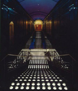 design-is-fine:  Interior of the Studio 54, 1977-81. New York. Interior Design: Ron Doud, lighting design: Brian Thomson. More to see: The Nightclub Years © ian schrager company Schrager was the co-owner and co-founder of the Studio 54, together with