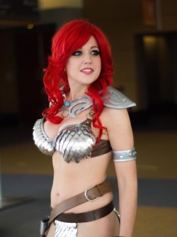 whoisthatbabe:  Nicole Marie Jean cosplaying as Red Sonja.MOAR 