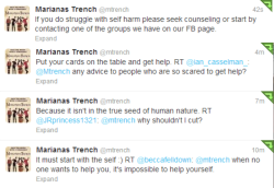 thefangirlsandthebrave:   Marianas Trench on self harm  this is why they mean so much to me.  
