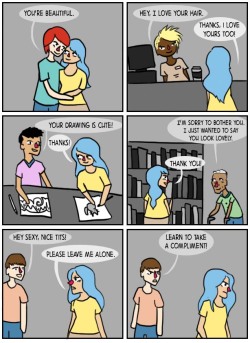positivedoodles:  Street harassment is not a compliment.