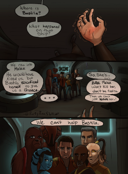 partytimesloth: After the Leviathan [Page 1/3]  Hello here I am, still dealing with emotions from a 15-year old game I love the scene right after the crew escapes, when everything comes out and they’ve gotta deal with the revelations. This mini-comic