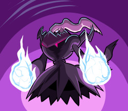 nevarky:  Result of the giveaway for serekthecreeper , he wanted darkrai so here it is. 