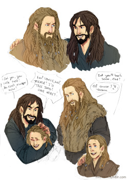 hvit-ravn:  i know that isn’t possible, but if fili and kili don’t… (i can’t say it!) but if… i think that if fili had a son, he would name him ‘thorin’ 