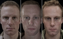 goosedawg:  harvestheart:  The War Zone -  photos of men before, during, and after war. In late 2009 released a limited edition book ‘Full Deployment, a year in the life of The Scots Guards’  published by Menin House. In 2010 she was selected to