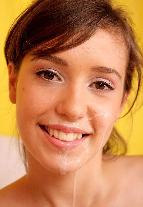 Cute teen girl facial