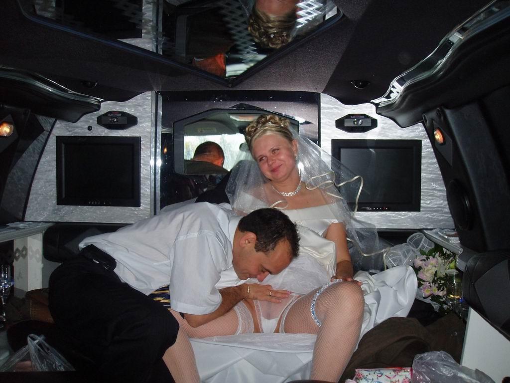 Real brides upskirts