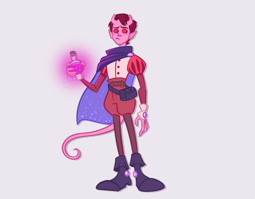 kritterart:  Also, I made a new Dungeons and Dragons character. His name is Ectorius “Ector” Kesrick and he’s essentially Eddie Kaspbrak meets Michael Cera…a fancy cotton candy boy who is a warlock with an overbearing mother for a patron. 