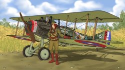   SPAD S.XIII - Boche Battlin&rsquo; Belle by ColorCopyCenter  
