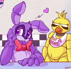 datcatwhatcameback:datcatwhatfurfags:I have no idea what is happening.  Oh boy, a plug! For more fur-faggotry and Fnafness click below (nsfw art tagged as nsfw). :B http://datcatwhatfurfags.tumblr.com/Purple homicidal robot bunny husbando and Pizza
