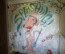 awesomeshityoucanbuy:  Nigel Thornberry Shower CurtainLiven up the bathroom decor with the smashing Nigel Thornberry shower curtain. With a little elbow grease, you’ll be able to transform any plain shower curtain with Nigel Thornberry’s red-headed