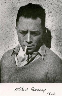 only-ness:  mythofsisyphus-daily:Albert Camus, 1958 “I didn’t like having to explain to them, so I just shut up, smoked a cigarette, and looked at the sea.”     — Albert Camus, from The Stranger