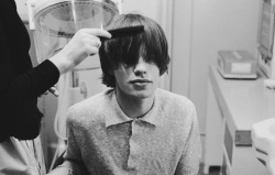 beatles-mclennon:  If you don’t think Mick Jagger getting his hair done is cute then that’s fine everyone is entitled to their wrong opinion. 