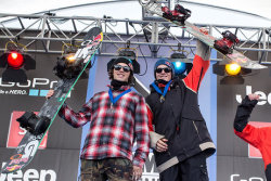 born-to-snowboard:  Mark and Seb 