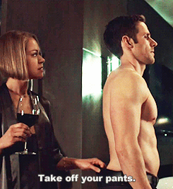 I actually know this show.Â I get too happy when I recognize something. :)Â Orphan Black. A BBC show. This was first session I think. All this sexiness I think only occupied one ep.
