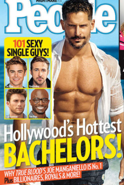Joe Manganiello and his abs named People magazineâ€™s #1â€Hollywoodâ€™s Hottest Bachelors.â€ See more JOE MANGANIELLO HERE