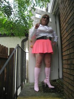 adore-crossdressers:  care to join me inside darling 
