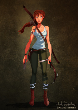 Jane Porter as Lara Croft