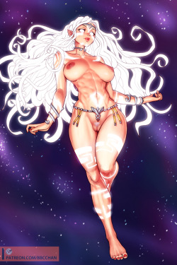 bbc-chan: Goddess of Lust Final artwork of the Goddes for Alyssa and their Freelustism project.Here’s also an animated gif with some process steps:https://my.mixtape.moe/niodzf.gif  For more artwork like this in hi-res, psd and alternate versions consider
