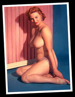 burleskateer:    Cherrie Knight       From a color slide series, likely from the mid-1950s..    