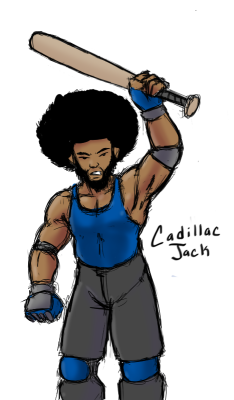 Still up and it&rsquo;s damn near 6am. lol Quick and ugly sketch of my caw in damn near every wrestling game since Wrestlemania 2000(I wish my fro was that big) .    Also Shining Dazzler  I DESERVE A TITLE MATCH!