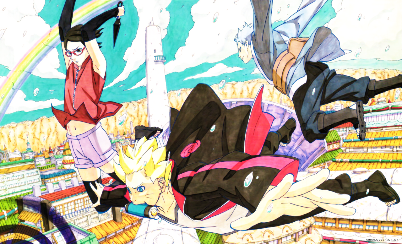 Sasuke Uchiha — annalovesfiction:Seventh Hokage ; Naruto Uzumaki