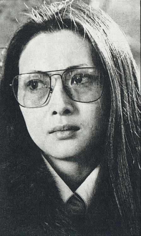 fuckyeahmeikokaji:Meiko Kaji (梶芽衣子) Scanned from an article about Incandescent Flame (錆びた炎) in the February 1977 issue of Kinema Junpo (キネマ旬報).http://fuckyeahmeikokaji.tumblr.com/