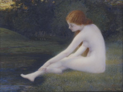 historical-paintings:  William Jacob Baer, Nymph, 1898. American, 1860-1941 