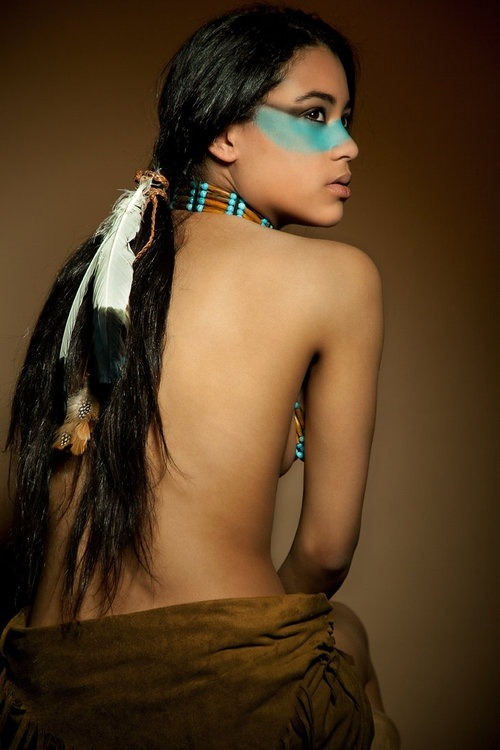 Native american indian woman costume