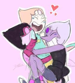 goopy-amethyst:  cs-draws:  And here we see two birds showing affection to big alpha bird  HOLY FUCK I NEEDED THISTHANKS YOU 