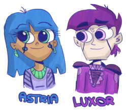 Poorly drawn ancient dorks.Meet Princess Astria and Prince Luxor, the main characters of the fairytale featured in my fanfic Star Vs. The Finale. The upcoming thirteenth chapter, The Boy Who Fell in Love with a Princess, will explore these two characters’