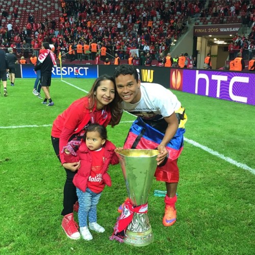 Photo of Carlos Bacca  & his  Daughter  Karla Valentina Bacca