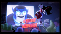 Marcy &amp; Hunson - title carddesigned and painted by Benjamin Anderspremieres Sunday, December 17th at 7:30/6:30c on Cartoon Network