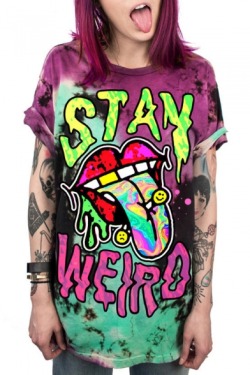 bluearbiternut: Tumblr Popular Chic Tees&amp;Sweatshirts  Stay Weird  //   Fashion Alien   Magical  //  Pink Cat  Letter Allien  //  Don’t Be Sad  Snow Mountain    //   Galaxy Print  Hot Fashion Galaxy   //  Red Galaxy Pick your favorites!