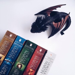 exploringkath:… patiently waiting for the new season of Game of Thrones. 😬😄 . Who is/are your favorite/s from this series? . I love Arya Stark, Daenerys Targaryen, Tyrion Lannister and Brienne of Tarth. ⚔️ . #drogon #asoiaf #gameofthrones