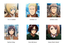 pink-princely-pantaloons:  Random snk characters according to Google voice recognition  Oddly fitting.